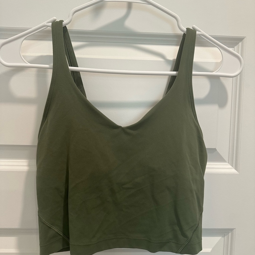 Olive Green Women's Top